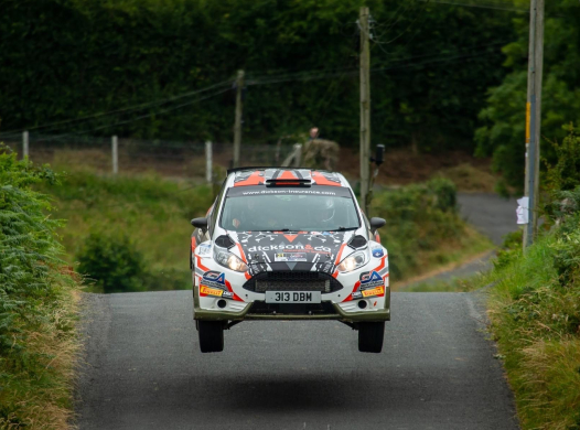 A nail biting finish for the Dickson family at the  Northern Ireland Forestry Rally !!!